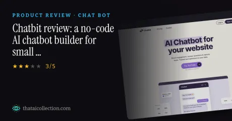 Chatbit review: a no-code AI chatbot builder for small business websites thumbnail