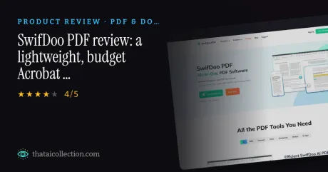 SwifDoo PDF review: a lightweight, budget Acrobat alternative thumbnail