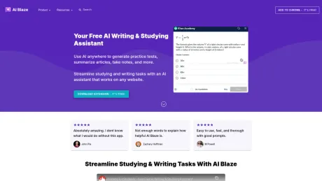 AI Blaze screenshot