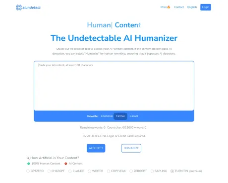 aiundetect screenshot
