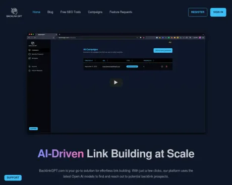 Backlink GPT screenshot