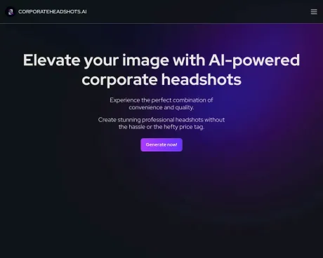 Corporate Headshots AI screenshot