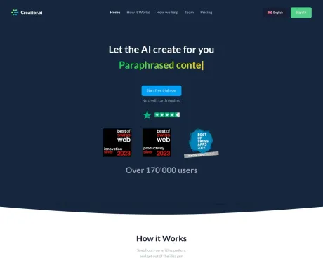 Creator AI screenshot