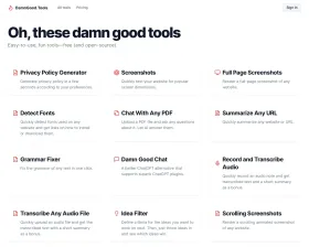 Damn Good Tools screenshot