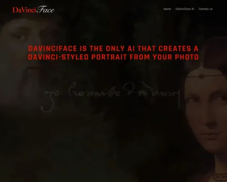DaVinciFace screenshot