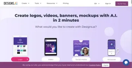 Designs AI screenshot