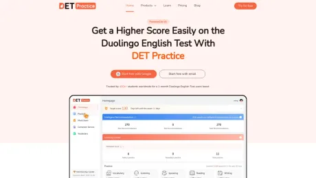 DET Practice screenshot