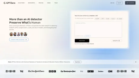 GPTZero AI screenshot