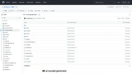LLM-Powered Invoice & Receipt Extractor (OSS) screenshot