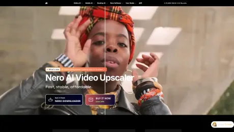Nero AI Video Upscaler screenshot