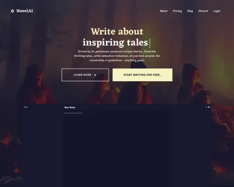 NovelAI screenshot