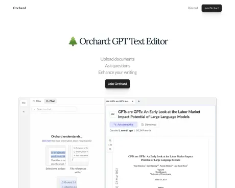 Orchard screenshot