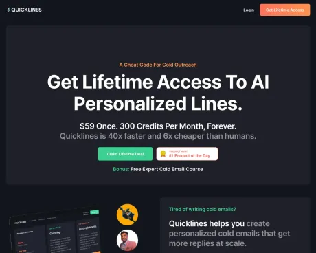 Quicklines screenshot