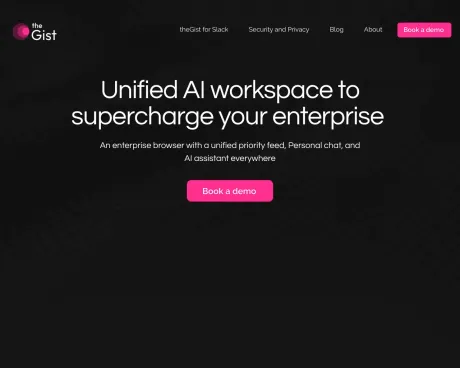 Thegist screenshot