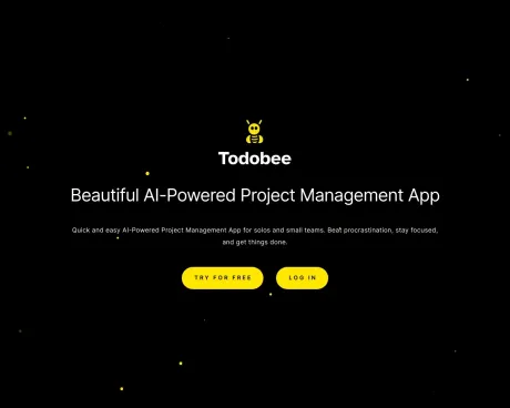 Todobee screenshot