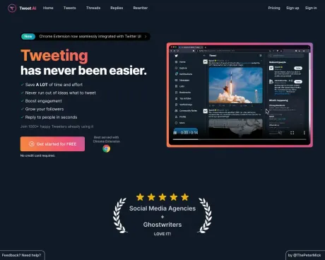 TweetAI screenshot